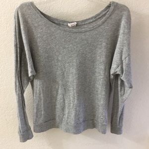 PINK grey long sleeve